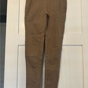 Free People Brown Slim-Fit Stretch Straight Leg Jeans 61855-16515125 Size 26
